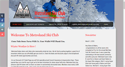 Desktop Screenshot of metrolandskiclub.com